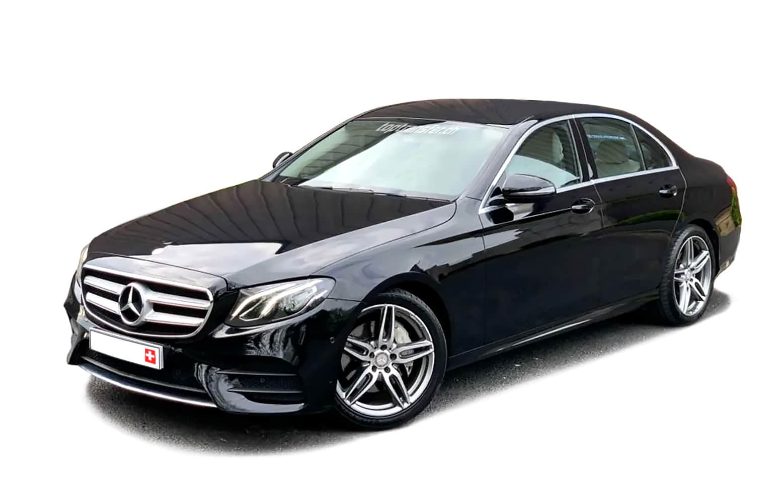 Mercedes-Benz E-Class chauffeur vehicle, Swiss Top Transfer own fleet