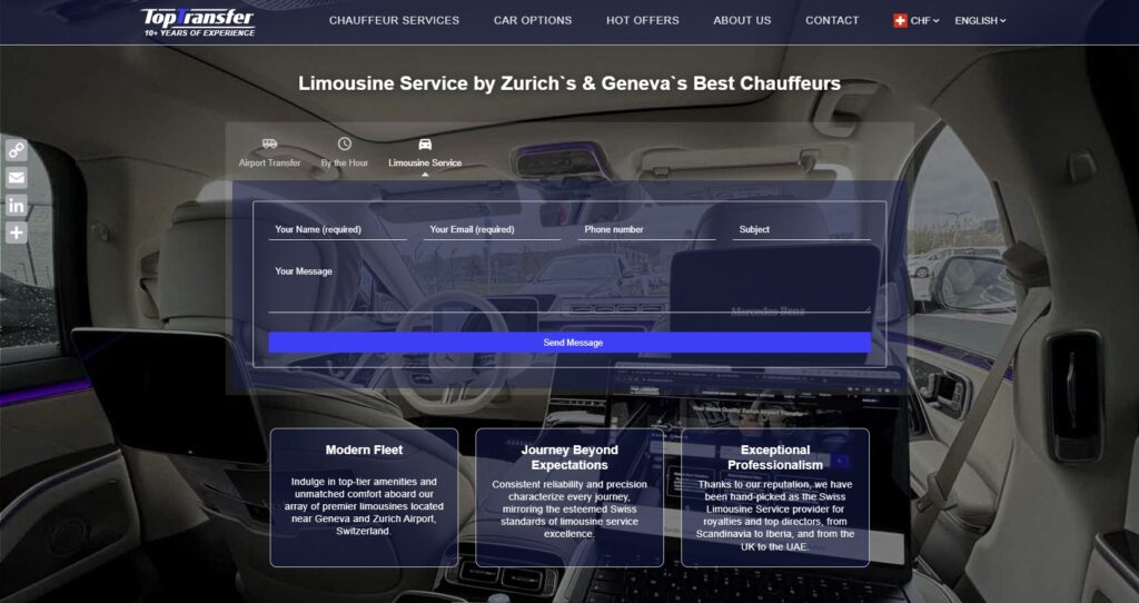 Reserve Your Private Limousine Service Online