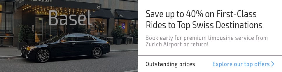 Book early for premium transfer service from Zurich Airport to Basel or return Book early for premium transfer service from Zurich Airport to Basel or return